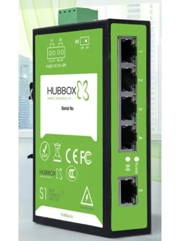 HUBBOX S1 5-Port Endüstriyel Switch